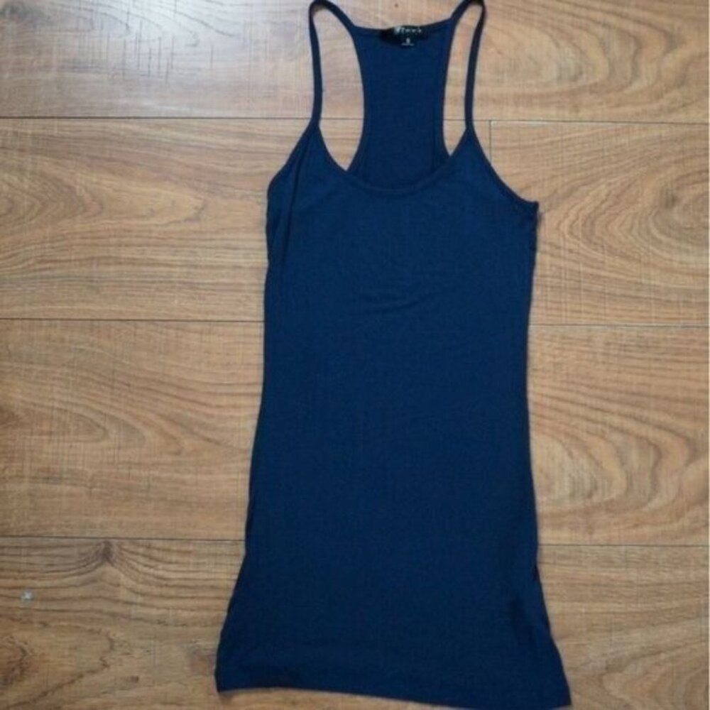 Spark Navy Blue Long Tank/ Mini Dress Size S - Picture 5 of 8